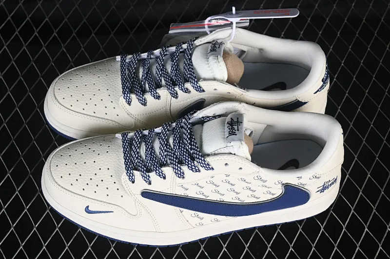 All categories Air Jordan Jordan series basketball shoes Air Jordan 1 Low High-end customized low-top sneakers Air Jordan 1 Low AJ1 Joe 1 joint model High-end customized low-top casual sneakers LD2028-065